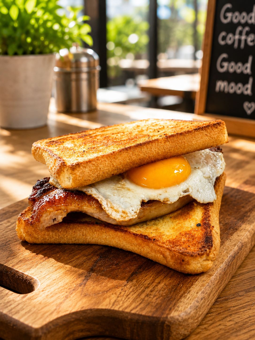 Steak and Eggs Sandwich
